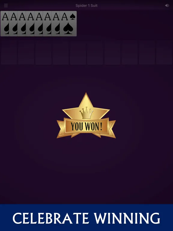 Solebon Spider Solitaire iPad  스크린샷