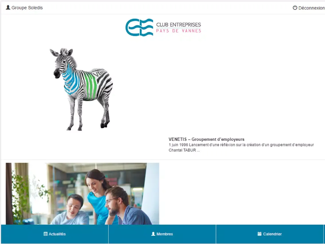 Screenshot di Club des Entreprises de Vannes iPad 