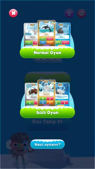 Ảnh chụp màn hình của Ozmo Cool Kutup Macerası