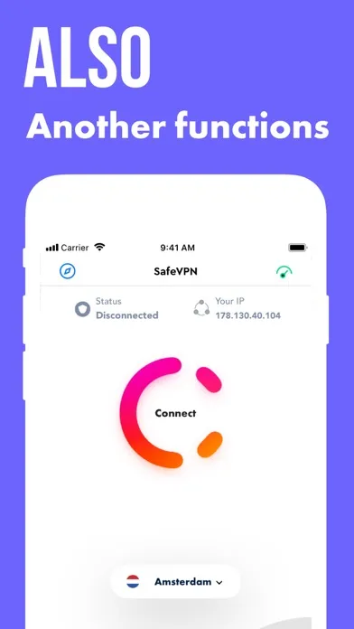 Captures d'écran de SafeVPN－Easy ip changer