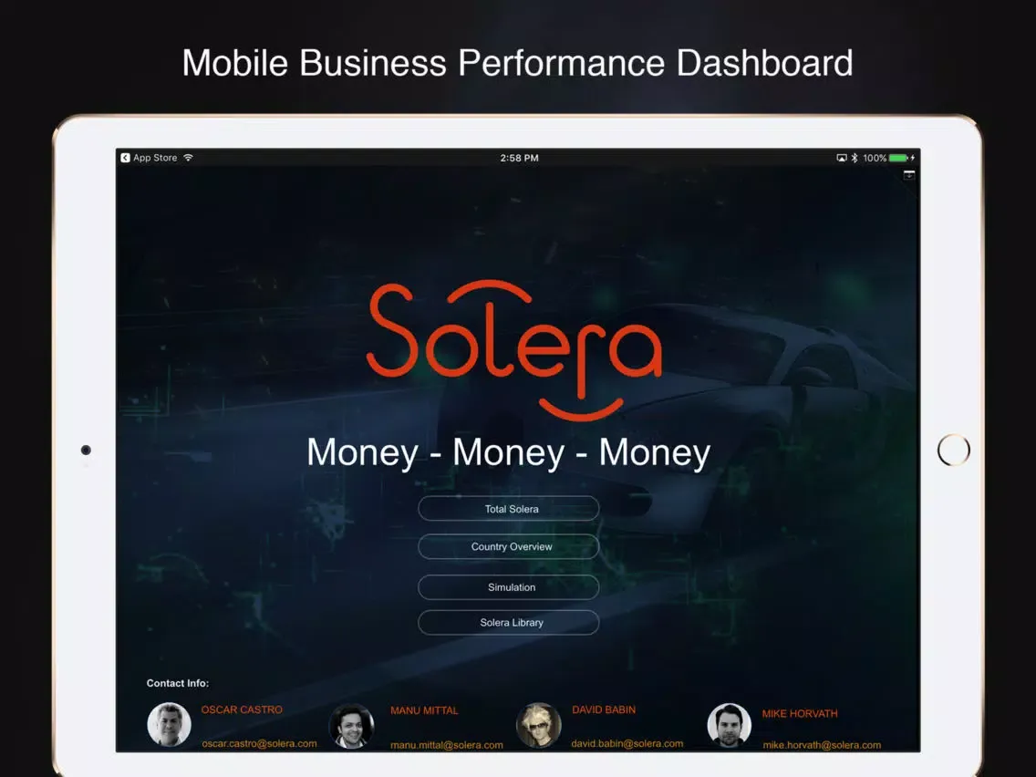 Solera Money-Money-Money iPad  Screenshots