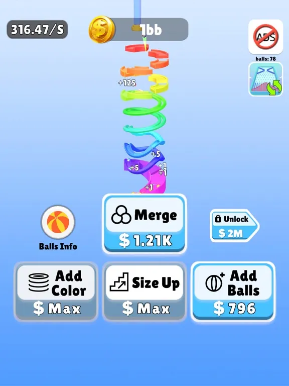 Capturas de pantalla de Bouncy Marbles ASMR iPad 