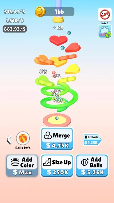 Capturas de pantalla de Bouncy Marbles ASMR