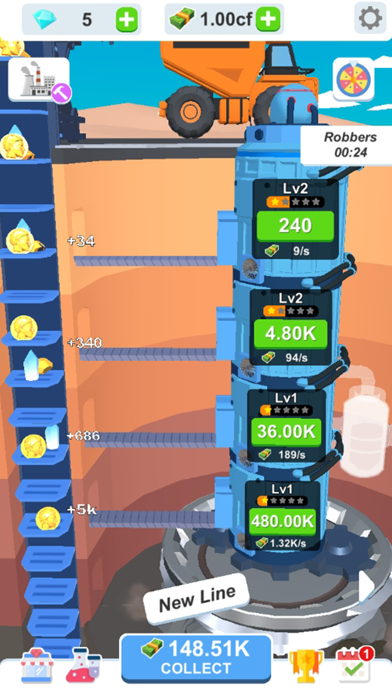 Screenshot di Idle Dig Factory