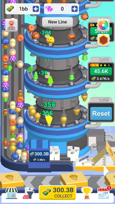 Capturas de tela do Idle Light Bulb