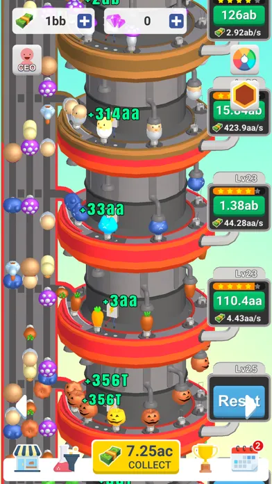 Capturas de tela do Idle Light Bulb