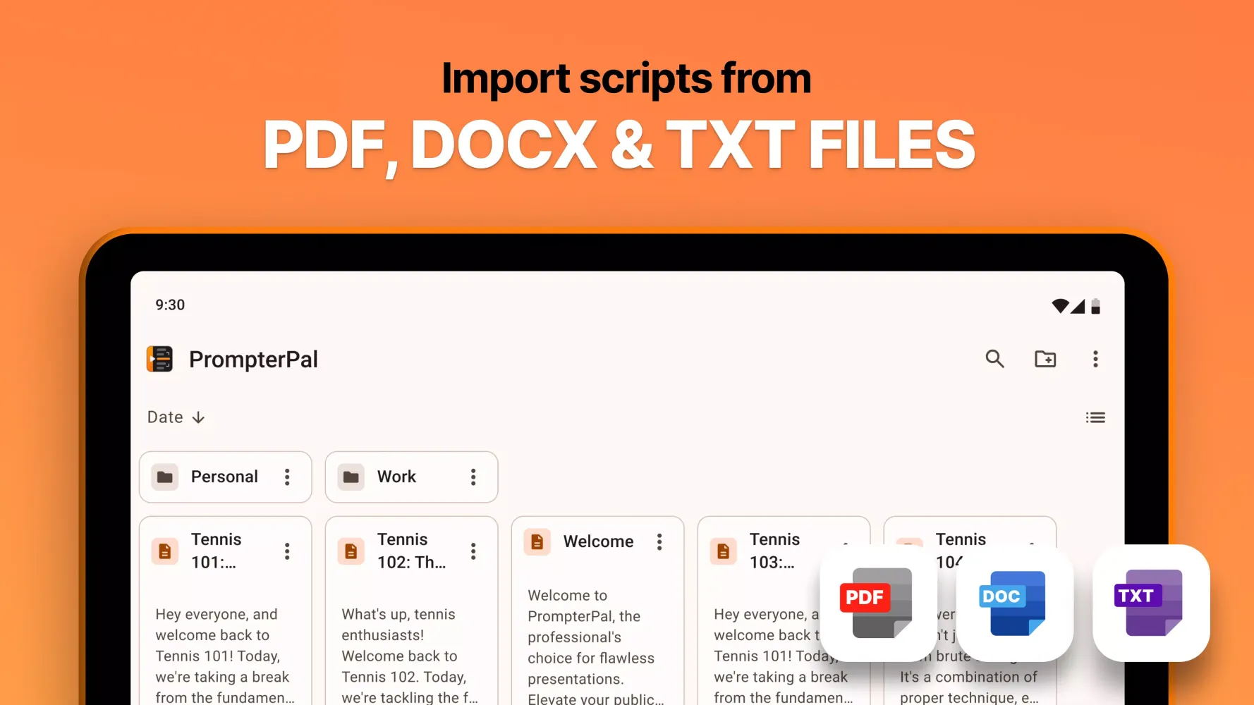 Teleprompter for Video Screenshots