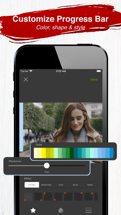 VideoNext- progress bar editor Screenshots