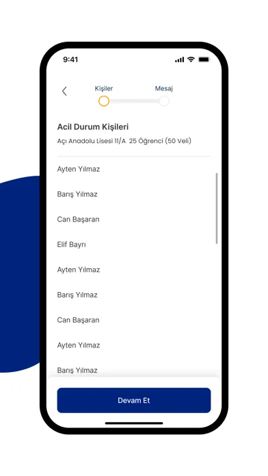 Tangkapan layar Açı Emergency