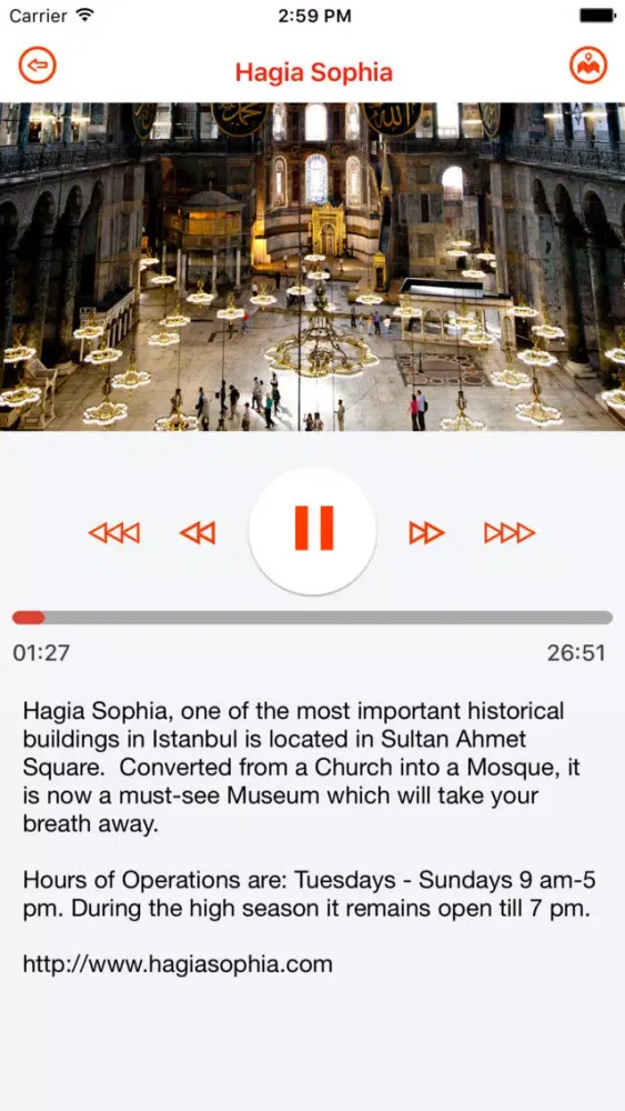 GetGo Audio Tours سکرین شاٹس