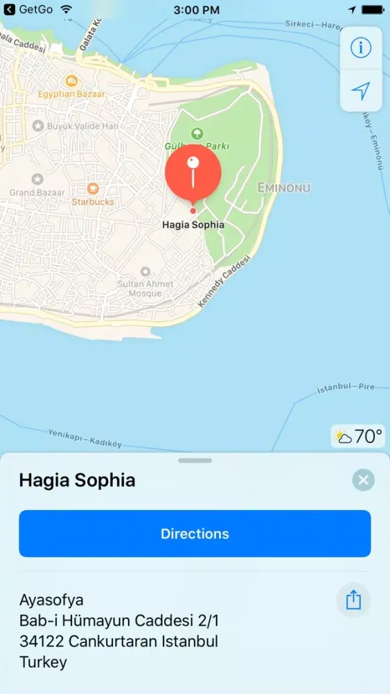 GetGo Audio Tours سکرین شاٹس