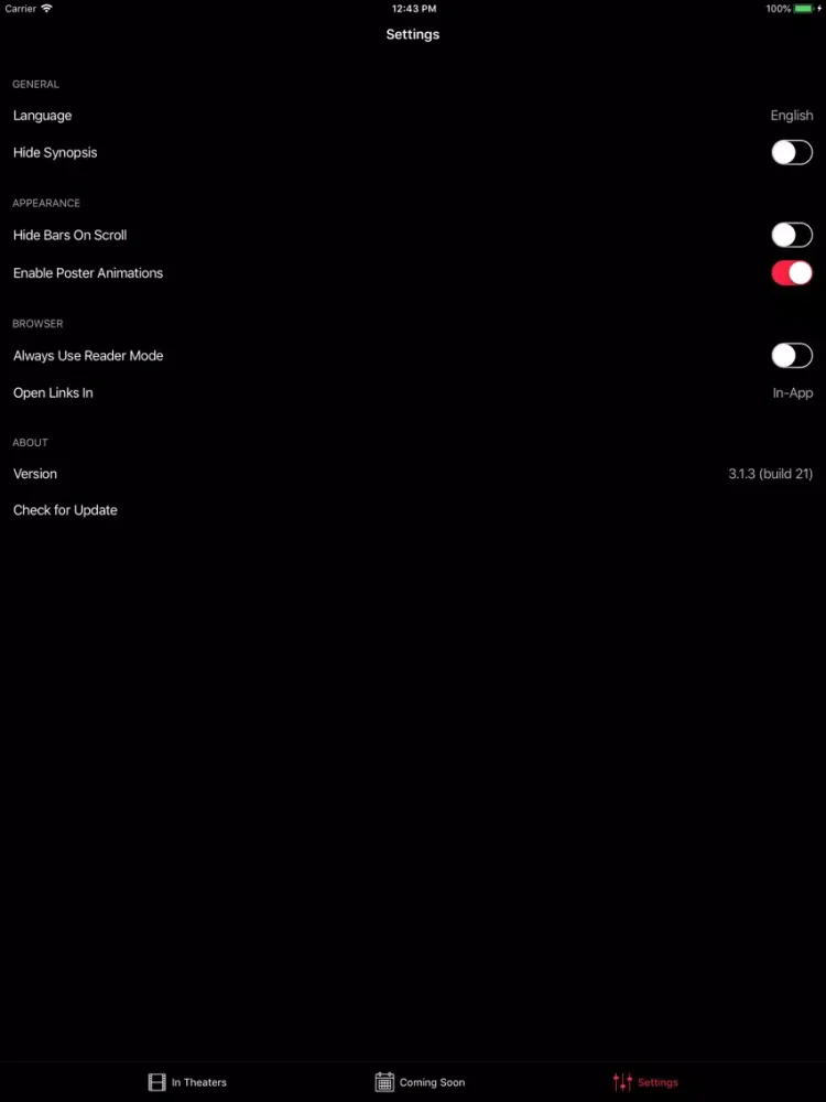 Bíóhúsið iPad 应用截图