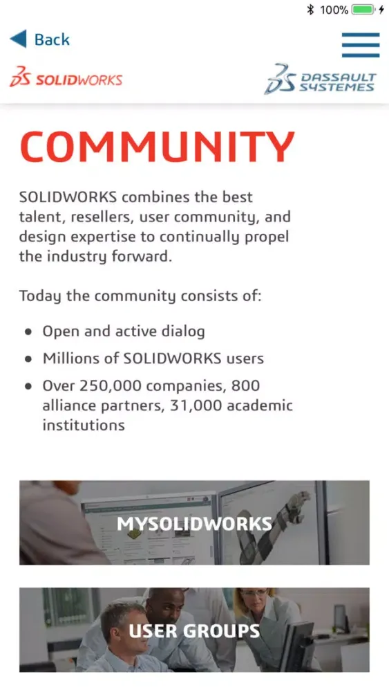 ภาพหน้าจอของ SOLIDWORKS Overview