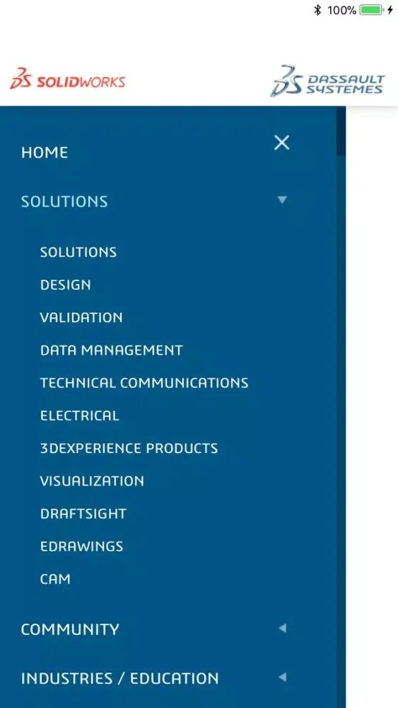 ภาพหน้าจอของ SOLIDWORKS Overview