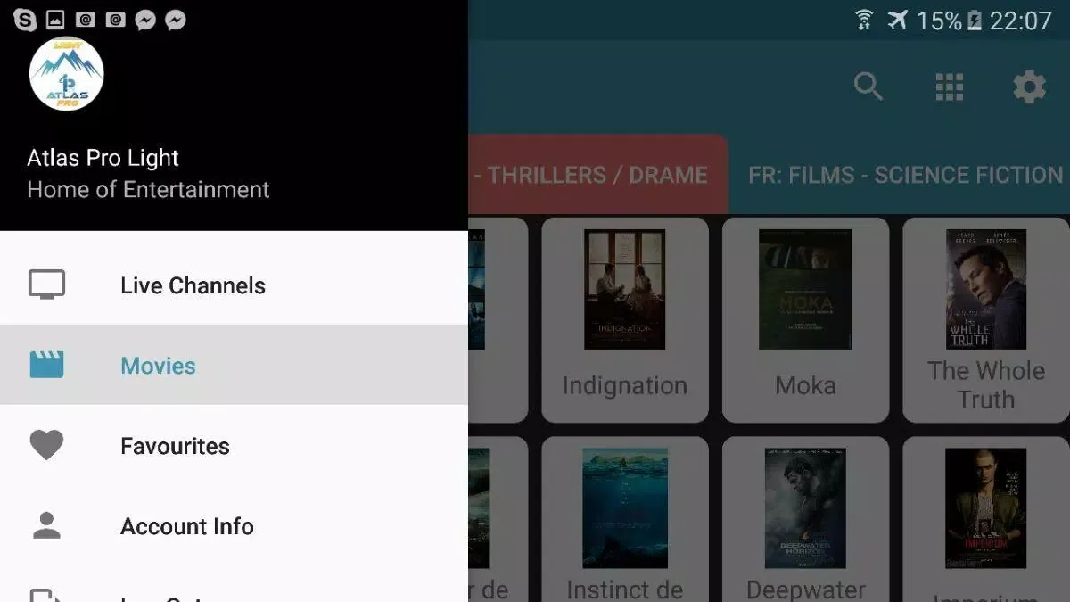 Screenshot di Atlas Pro Light