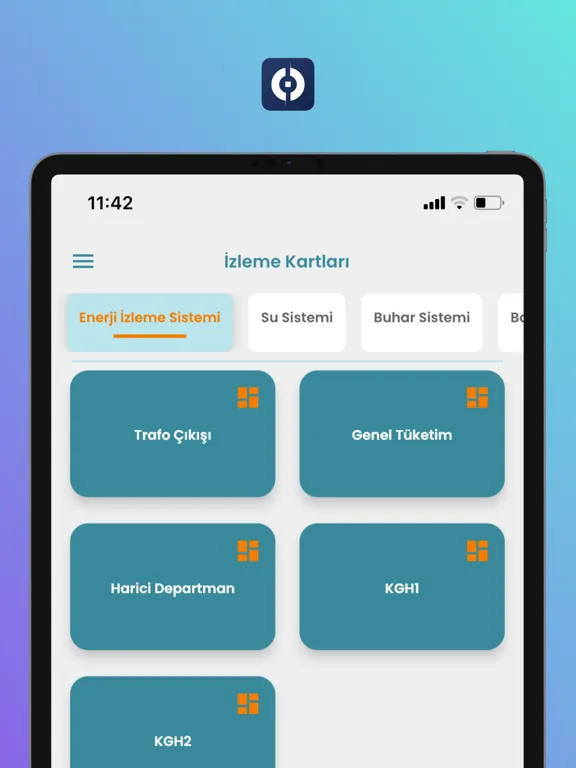 Zrzuty ekranu Observer Enerji İzleme iPad 