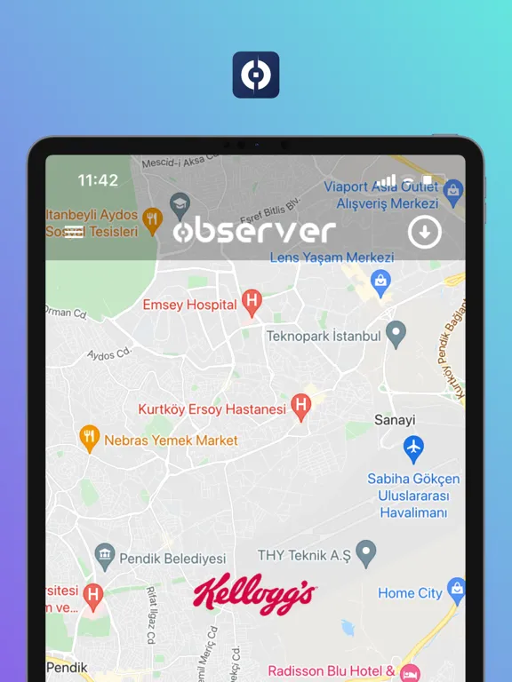 Zrzuty ekranu Observer Enerji İzleme iPad 