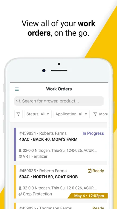 Capturas de tela do Sales Agronomist