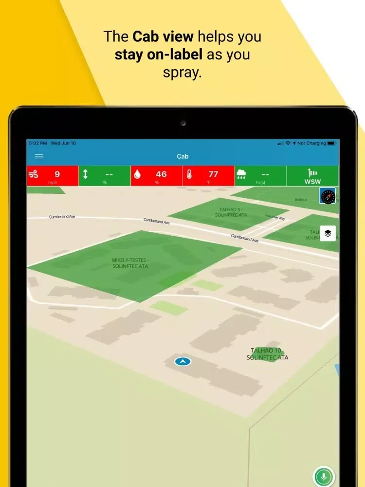 Solinftec Applicator iPad  স্ক্রিনশট