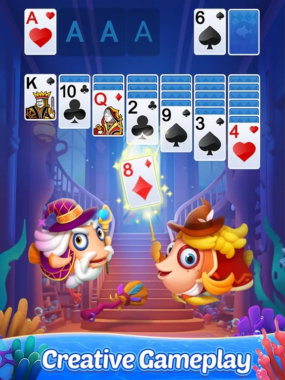 Capturas de pantalla de Solitaire 3D Fish iPad 
