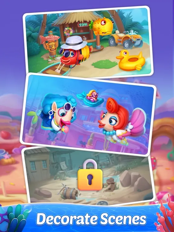 Capturas de pantalla de Solitaire 3D Fish iPad 
