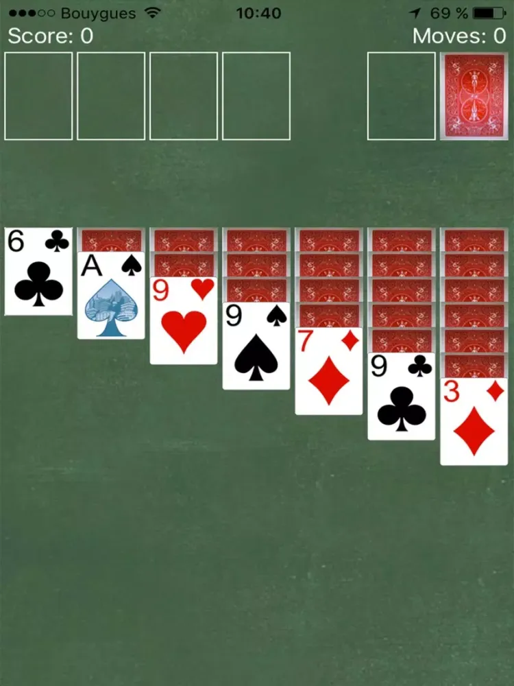 Solitaire - Klondike gratis iPad 应用截图