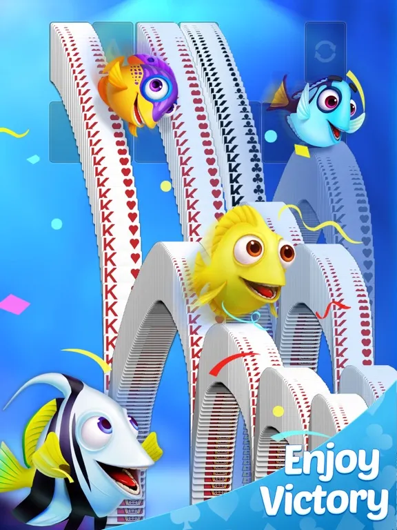 Solitaire Klondike Fish iPad  スクリーンショット