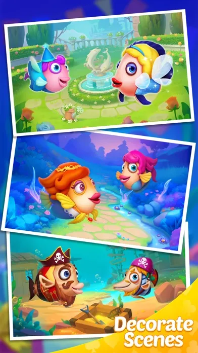 Solitaire Klondike Fish スクリーンショット
