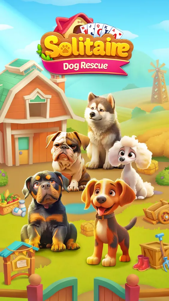 Solitaire Dog Rescue Screenshots