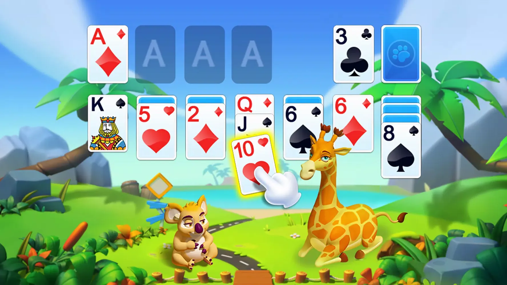 ภาพหน้าจอของ Solitaire