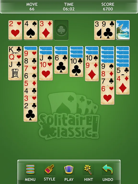 Tangkapan skrin Solitaire Classic 2020 iPad 