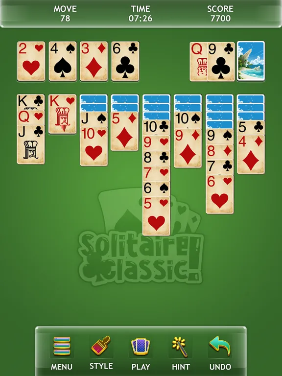 Tangkapan skrin Solitaire Classic 2020 iPad 
