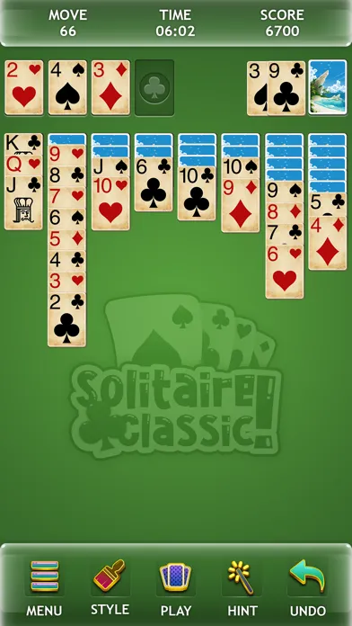 Tangkapan skrin Solitaire Classic 2020