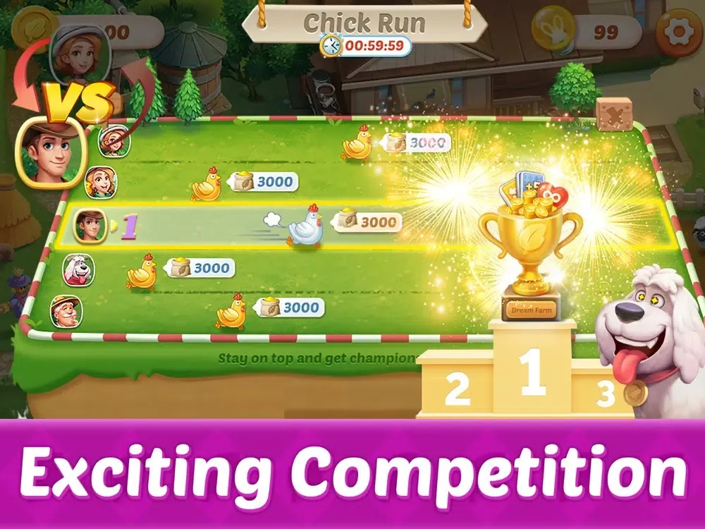 Solitaire Dream Farm iPad  Screenshots