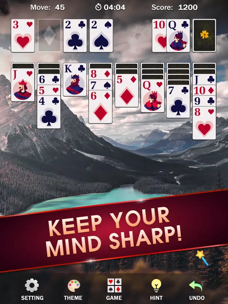 Captures d'écran de Solitaire ⋆ Brain Puzzle Game iPad 