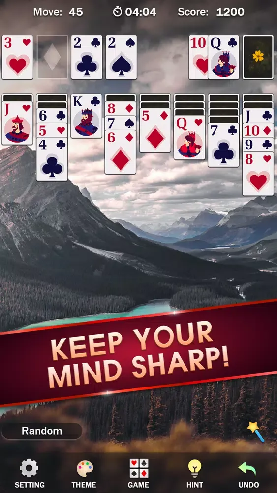 Captures d'écran de Solitaire ⋆ Brain Puzzle Game
