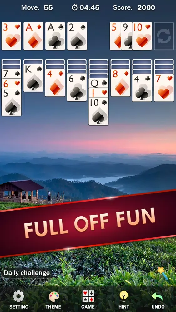 Captures d'écran de Solitaire ⋆ Brain Puzzle Game