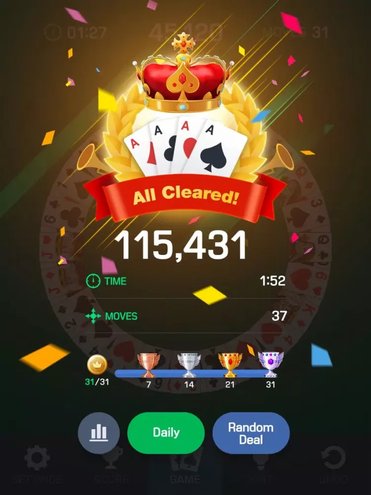Скриншоты Klondike Solitaireㆍ iPad 
