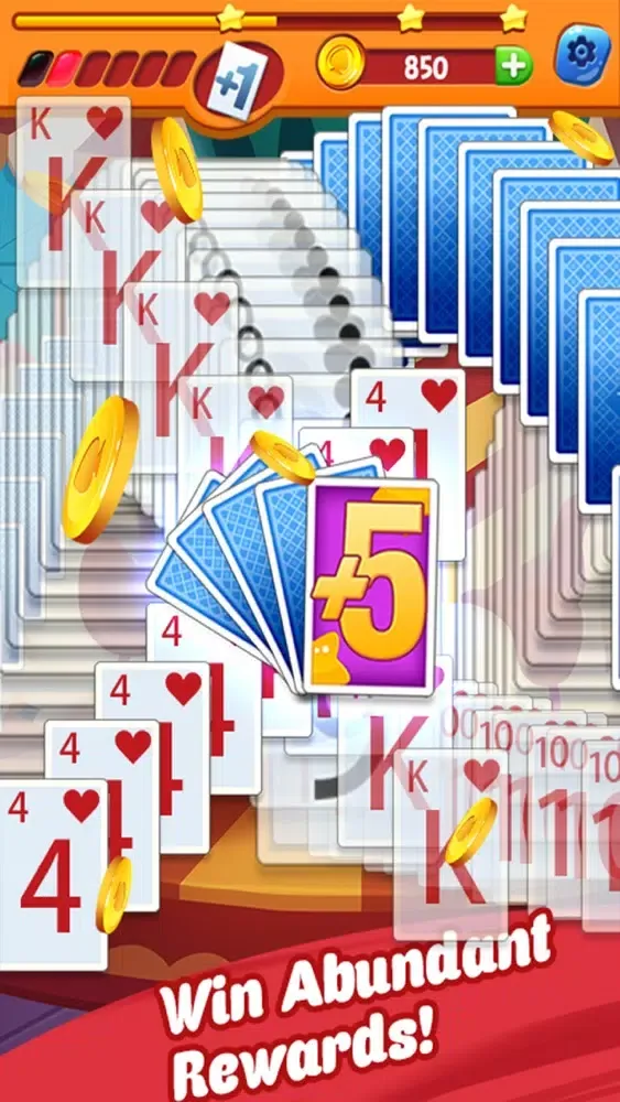 Ảnh chụp màn hình của Solitaire Tripeaks Story