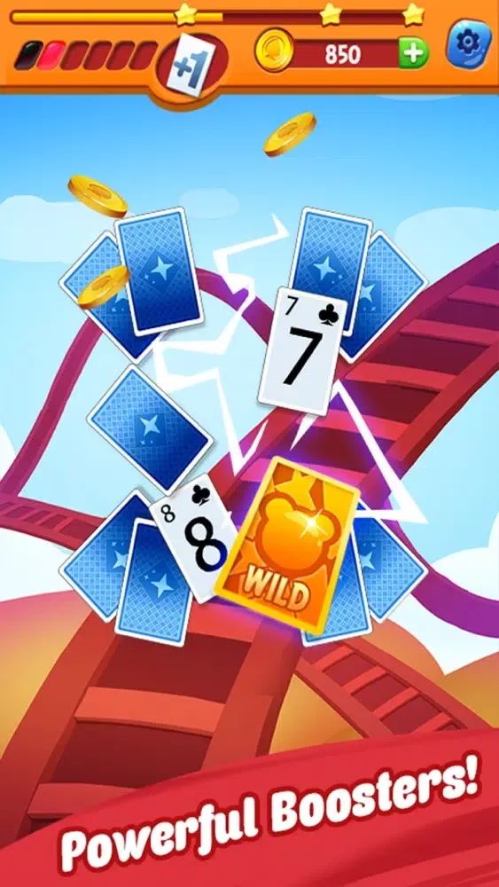Ảnh chụp màn hình của Solitaire Tripeaks Story