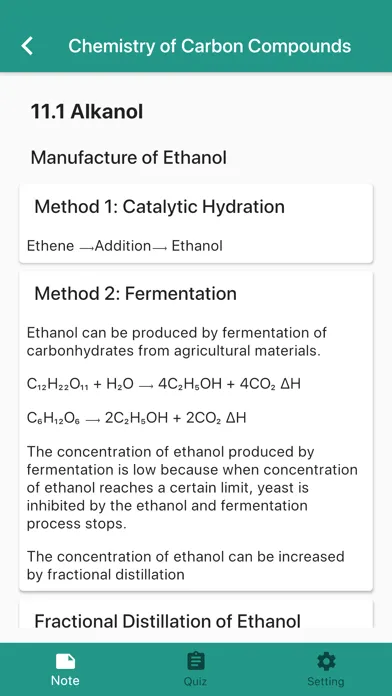 ภาพหน้าจอของ HKDSE Chemistry