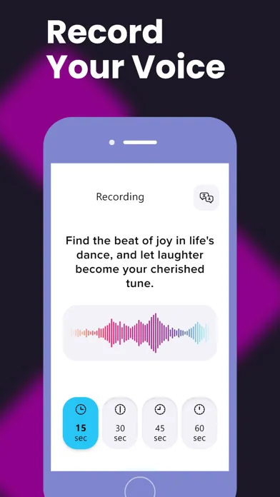 Screenshot di Voice Changer : AI Voice