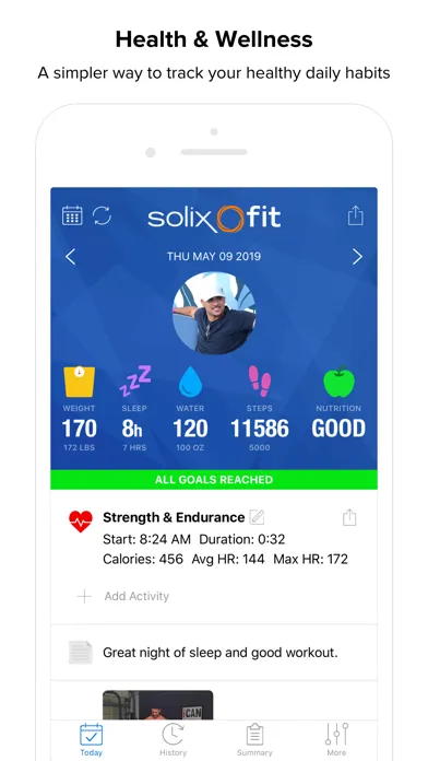 Zrzuty ekranu Solix Fit