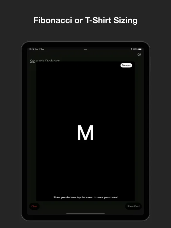 Tangkapan layar Scrum Pokert iPad 