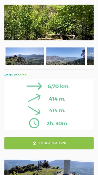 Capturas de tela do 20 Mils - Turisme de natura