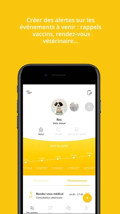 Tangkapan skrin Mon Compagnon : Soins Animaux
