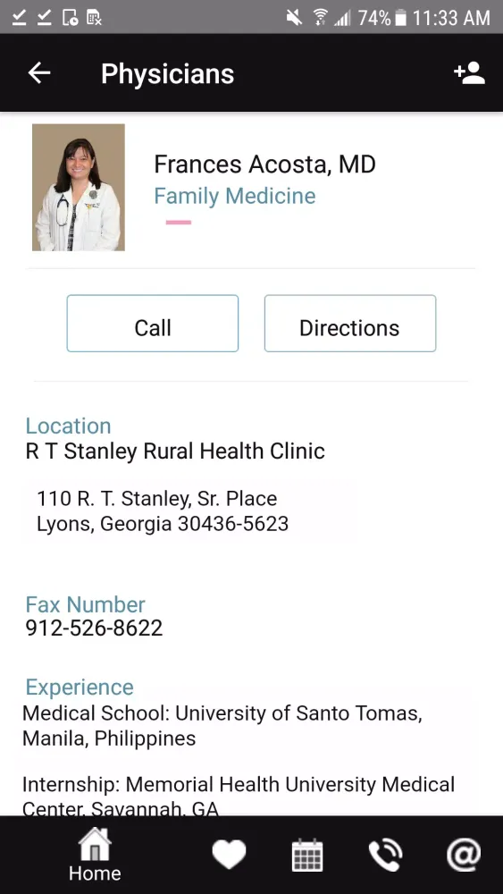 Zrzuty ekranu Meadows Me Physicians