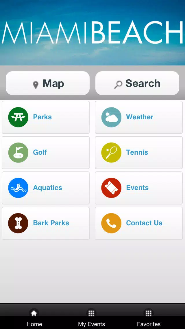 City of Miami Beach Parks and Recreation スクリーンショット