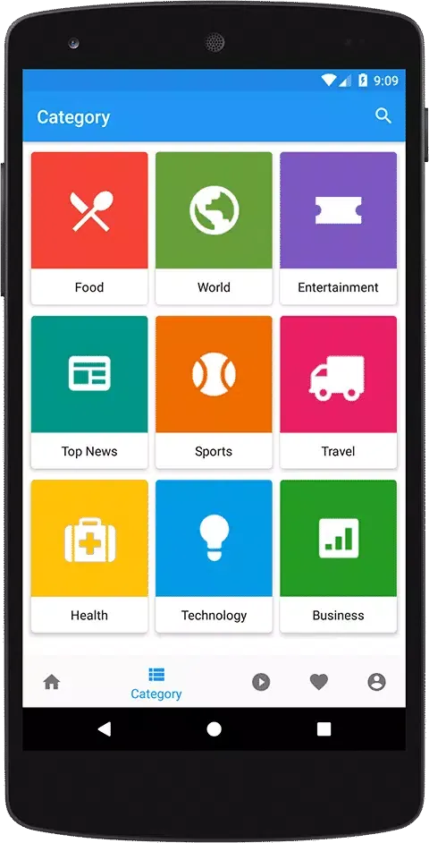 Android News App Screenshots