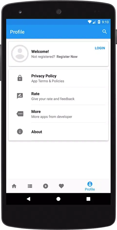 Android News App Screenshots